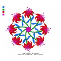 Flower Embroidery Stitch 46
